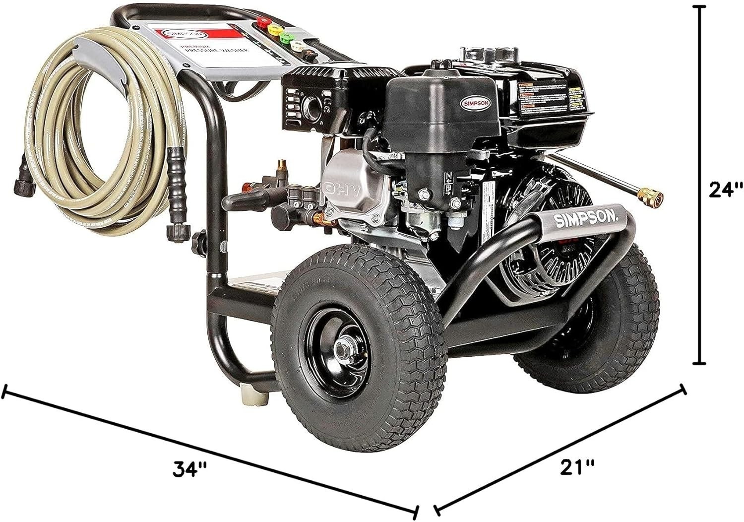 Versatile 3300 PSI Gas Pressure Washer – Perfect for Decks, Paint Prep & More