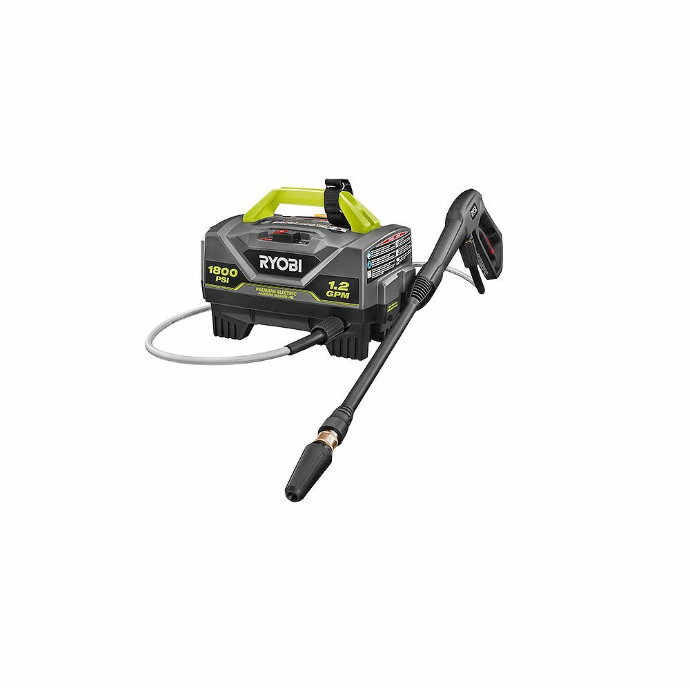 RYOBI CANADA 1,800 PSI 1.2 GPM Electric Pressure Washer, AiWaWa CA