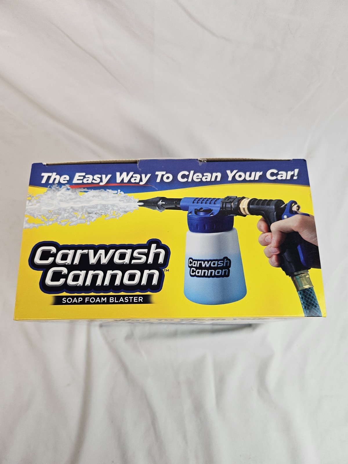 Car Wash Foam Cannon Soap Nozzle Spray Gun Hose Attachment High Pressure Blaster