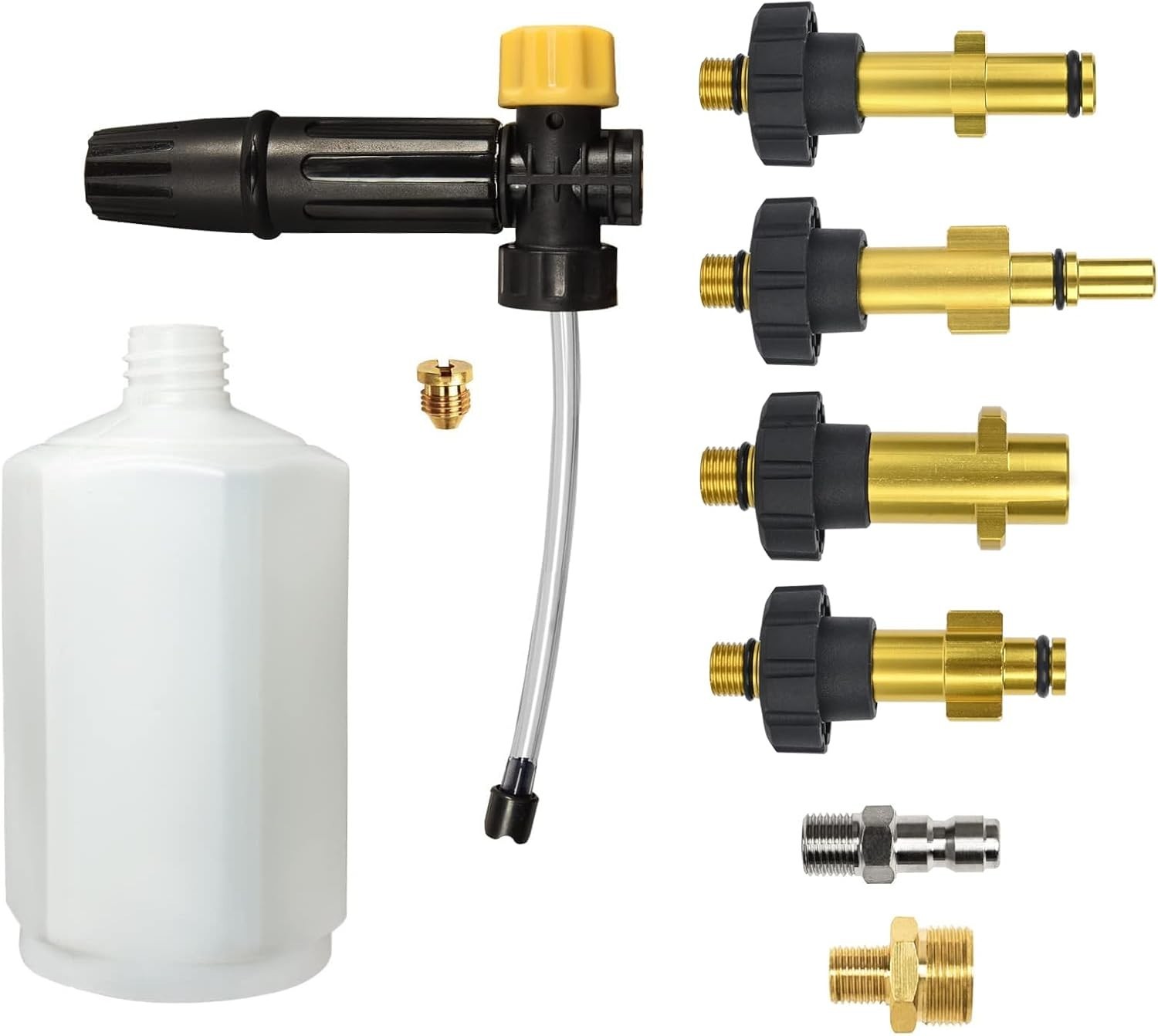 Electric Foam Cannon with 20ft Hose – Perfect for Pressure Washers 500~2600 PSI