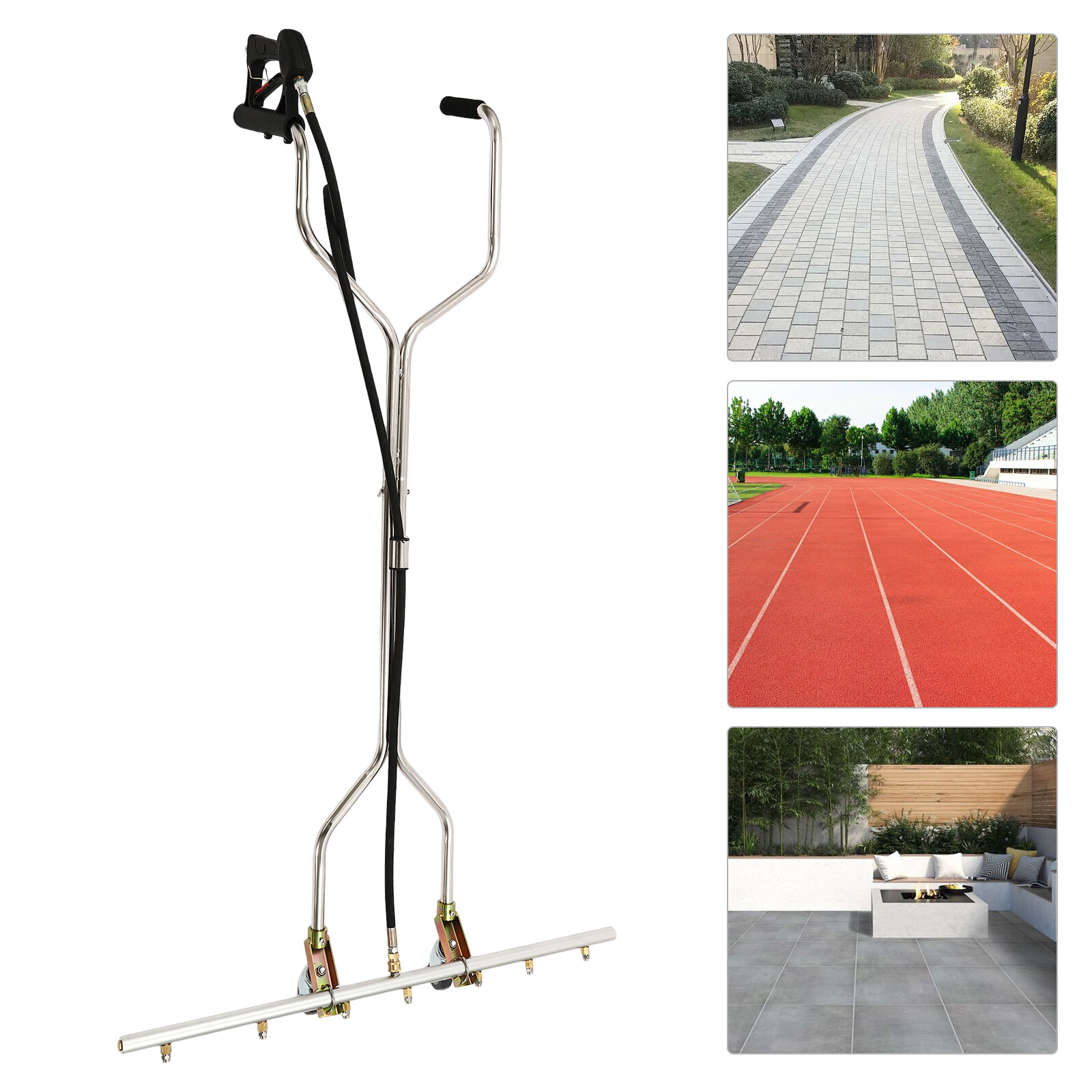 39” 5000psi Pressure Washer Water Broom with 7 Nozzles For Hot and Cold Water