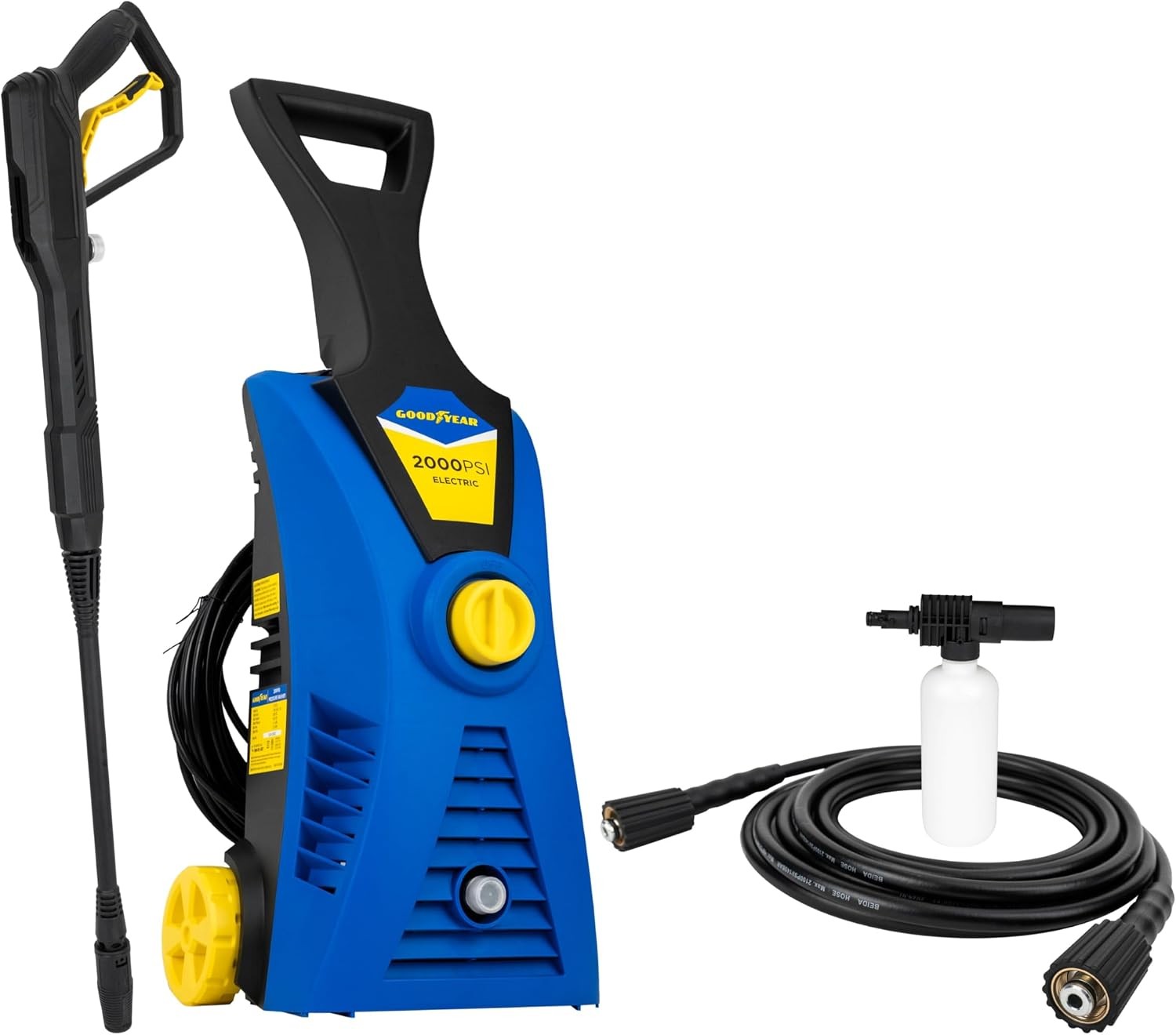 Soap Bottle Goodyear 2000 PSI 1.6 GPM Electric Pressure Washer