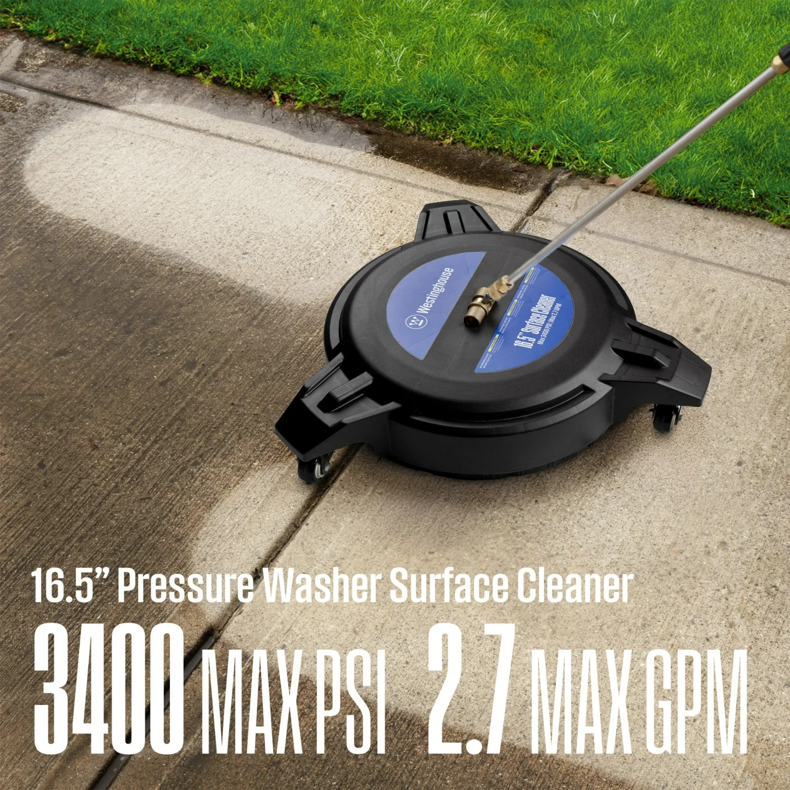 Westinghouse Universal 16.5″ Pressure Washer Plastic Surface Cleaner Attachment