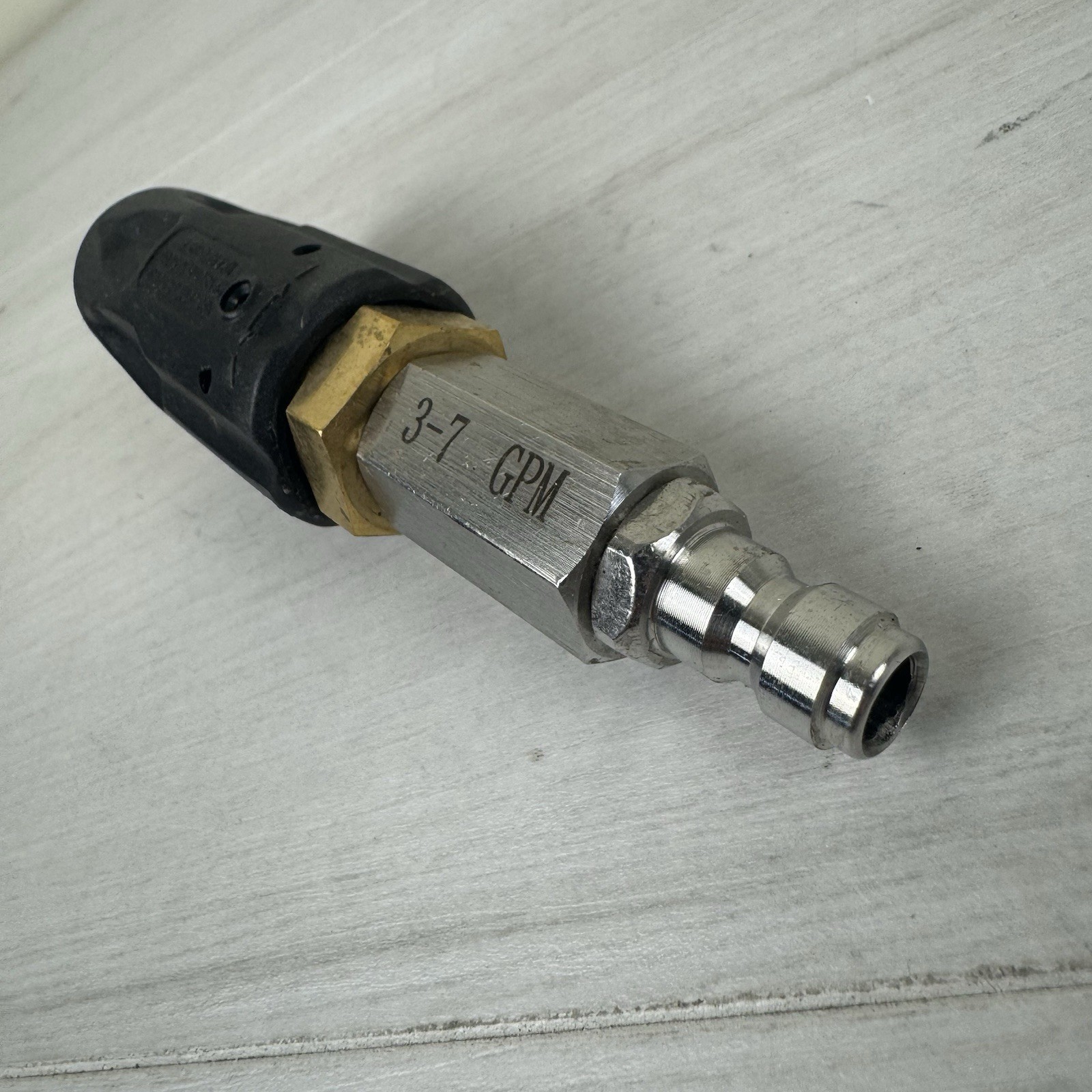 Adjustable Downstream 1/4 Soft Wash Nozzle Quick Connect Pressure Washers 3-7GPM