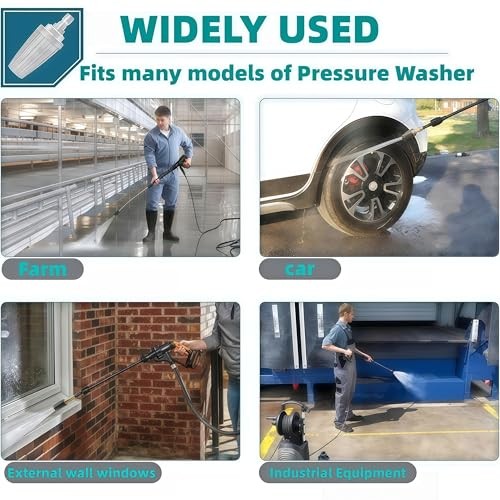 Pressure Washer Tips Turbo Nozzle – Rotating Pressure Washer Nozzle with 1/4″