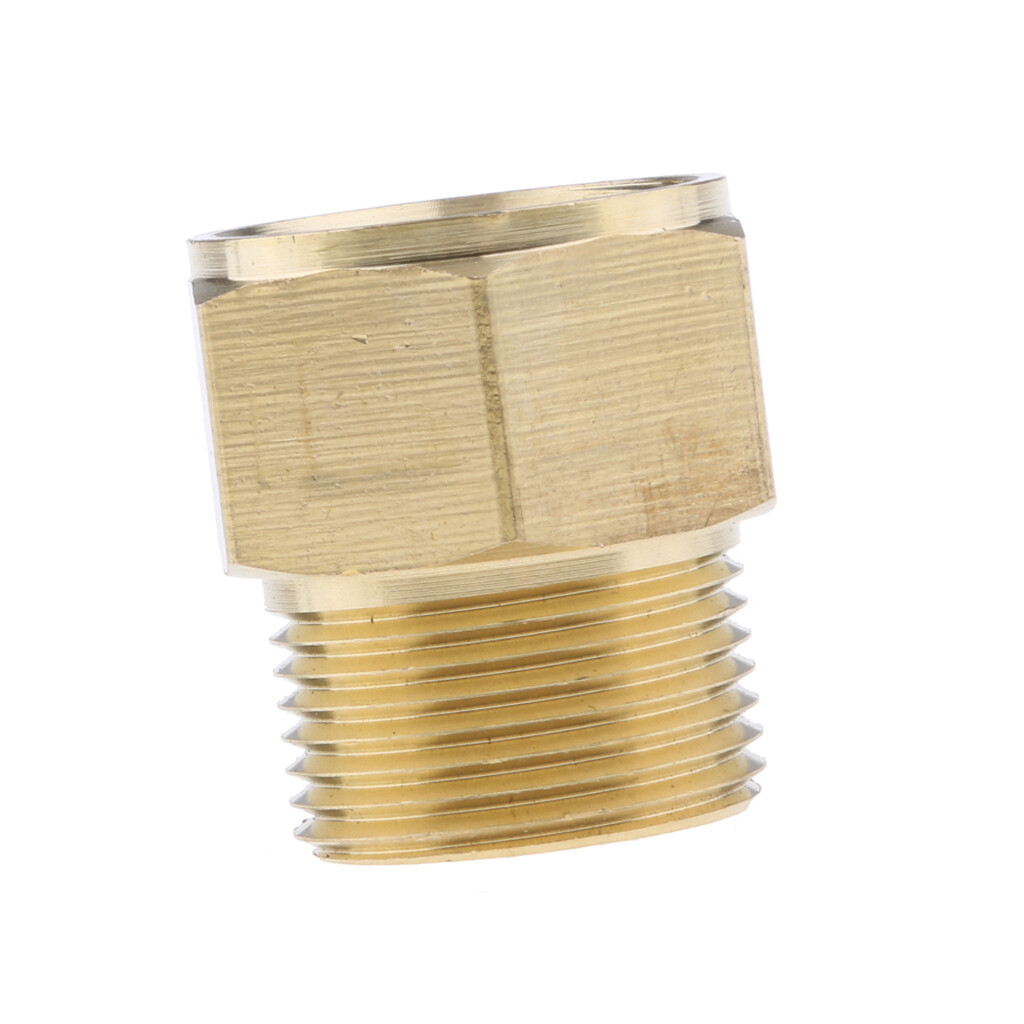 GOLD PRESSURE WASHER SCREW HOSE CONNECTOR FITTING ADAPTER 22MM x22MM