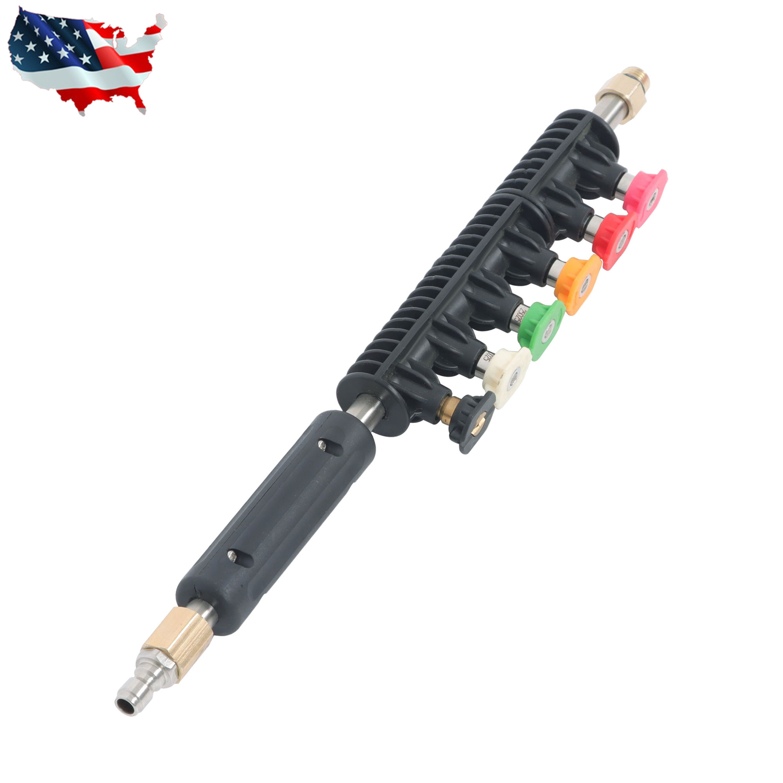 Pressure Washer Extension Wand Upgraded Power Washer Lance with Nozzle Tips 97in