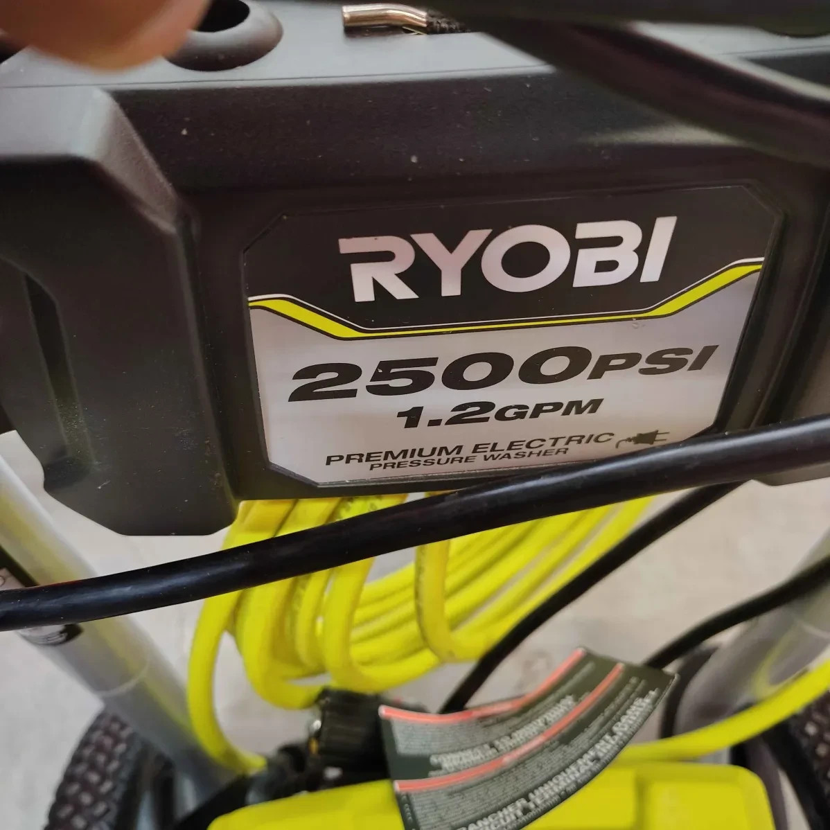 Ryobi 2500 PSI 1.2 GPM BRUSHLESS ELECTRIC PRESSURE WASHER RY142500
