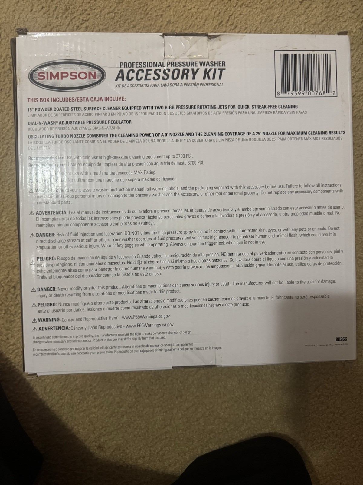 Simpson Professional Pressure Washer Accessory Kit
