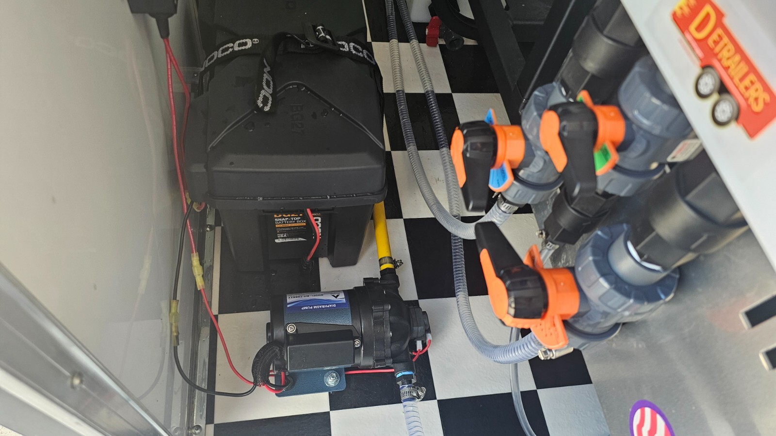 ENCLOSED HOT WATER PRESSURE WASH/SOFT WASH TRAILER W/ SPOT FREE