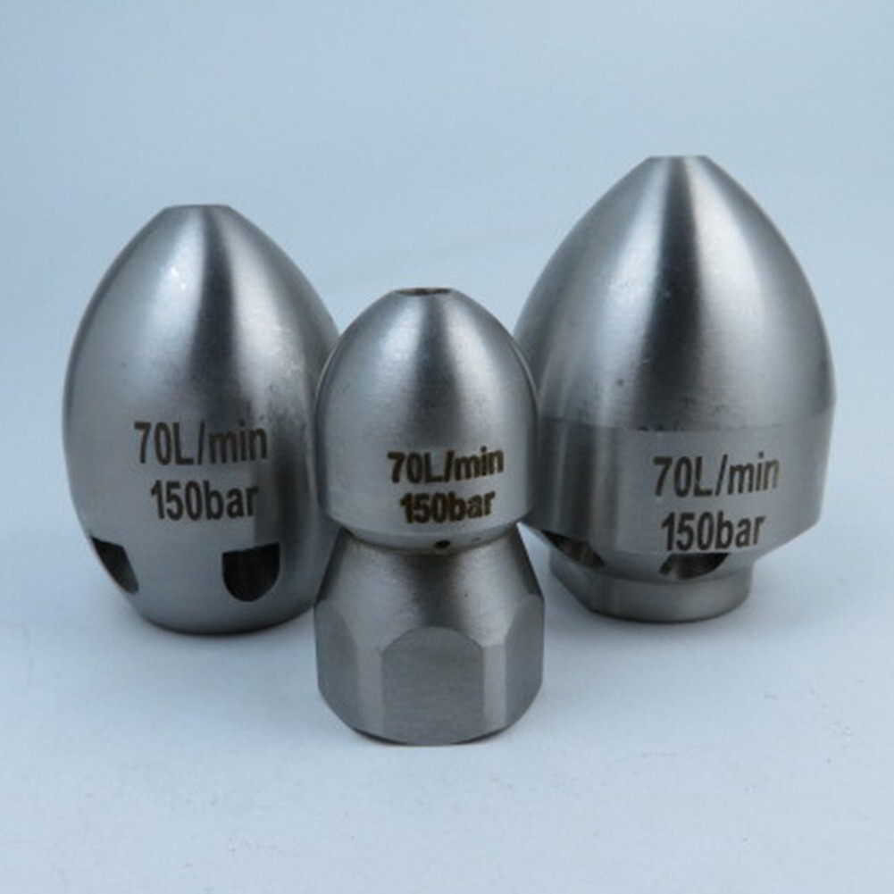 G1/2inch Pressure-Drain Jetter Hose Nozzle Flusher Pipe Nozzles For Heavy Dirty