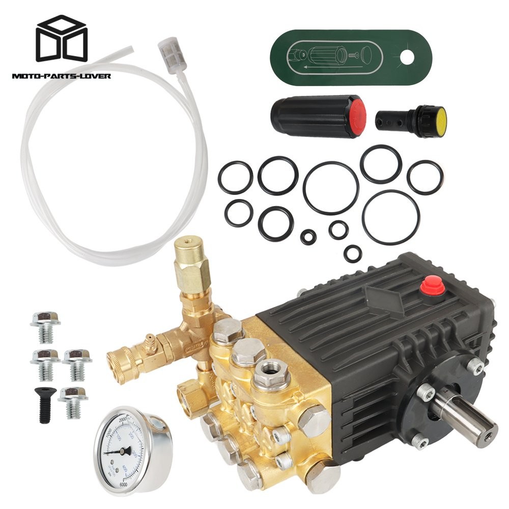3600 PSI 4.9GPM Belt Drive Pressure Power Washer Pump 24mm Solid Shaft