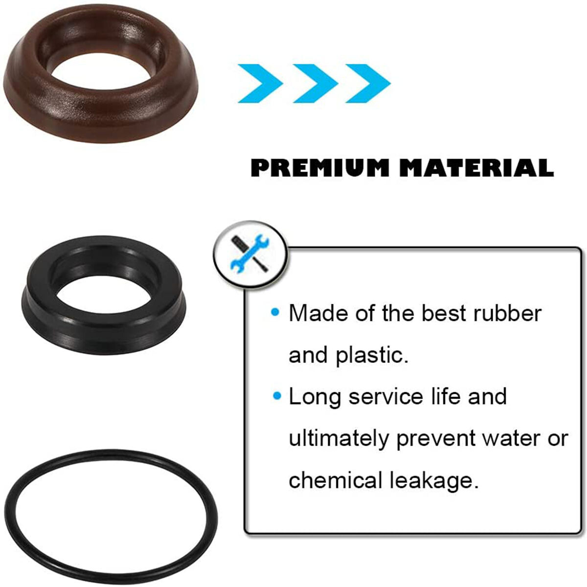 AR1857 Seal Packing Kit 18mm XR Annovi Reverberi RK RKA RKV Pressure Washer Pump
