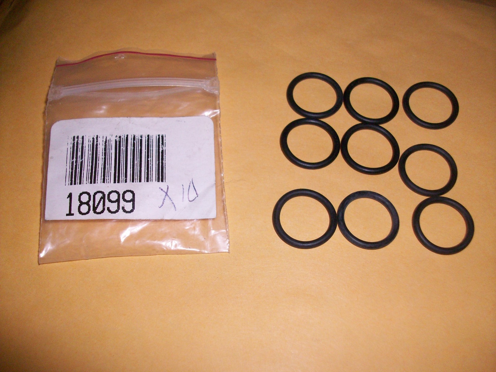 (9 count) 18099 O-Ring 70DUR RT#1107 Part Number: 18099 *