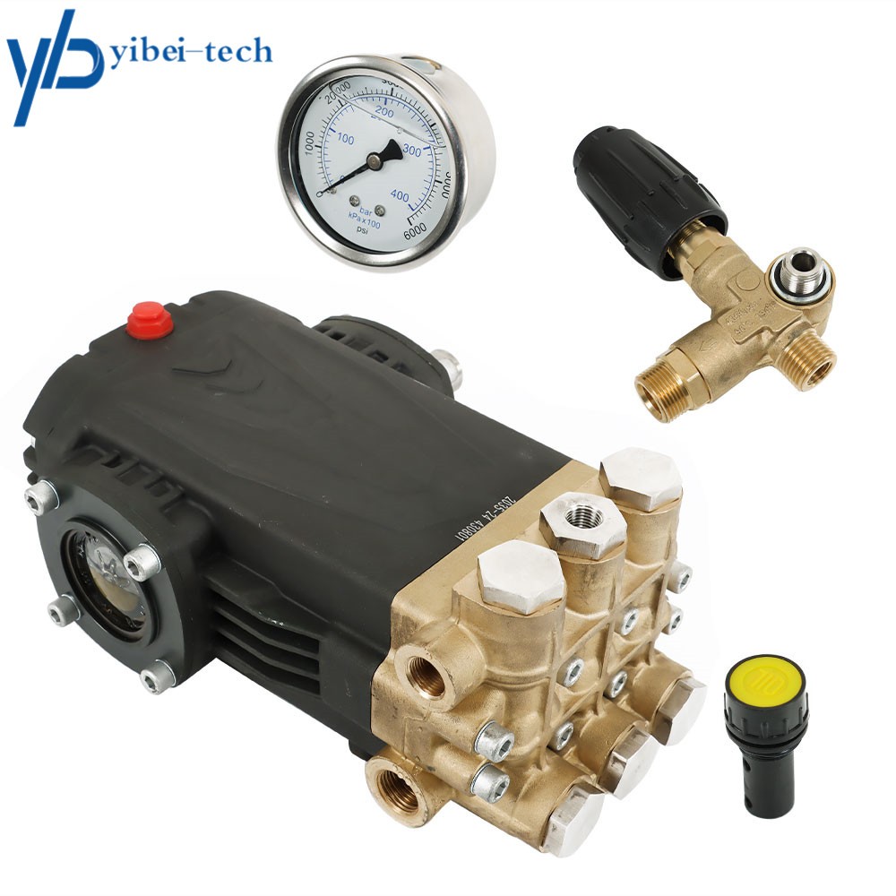 Blue 4.5 HP Belt Drive 5.6 GPM Pressure Washer Pump General Right Shaft 3500 PSI