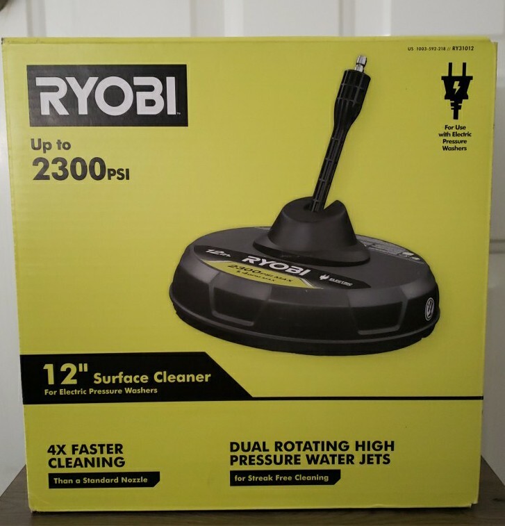 RYOBI Pressure Washer Surface Cleaner 12 in. 2,300 PSI Electric NEW!