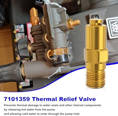 7101359 Pressure Washer Thermal Relief Valve – 1/4 MPT Cleaning Thermal Relief V