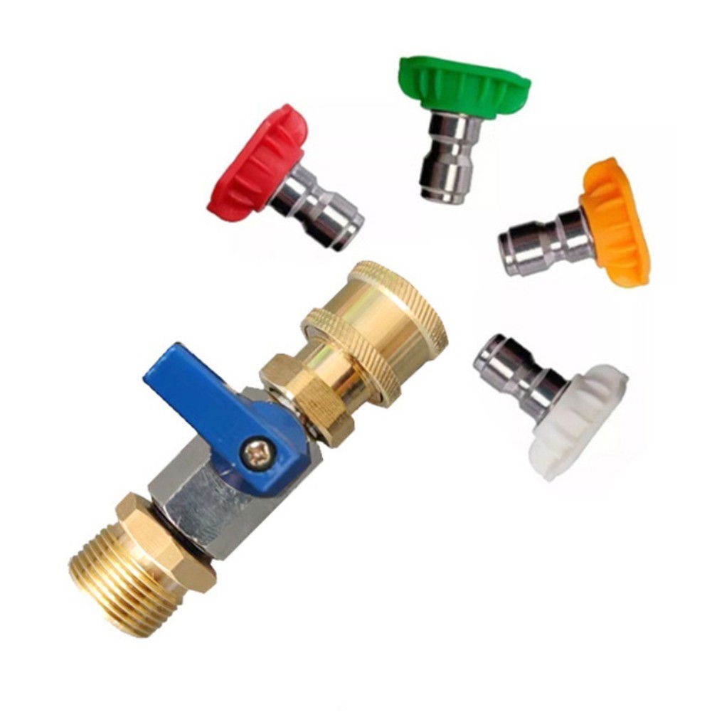 Adapter fit Pressure Washers M22 14mm with OnOff Switch Fits 14 and 15mm Hoses