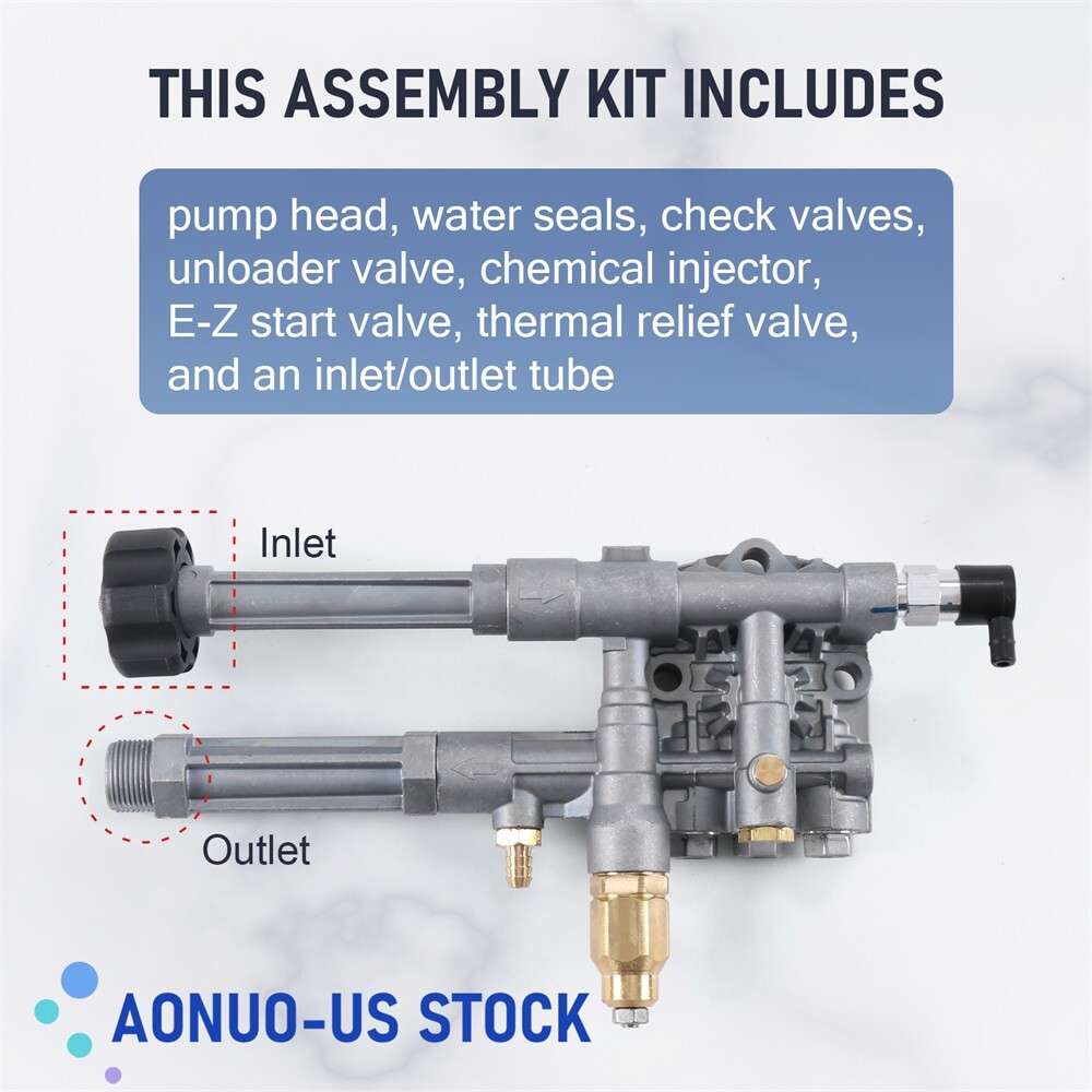 AR42518 Fit For RMW and SRMW Pumps Complete Pressure Washer Pump Head Assy