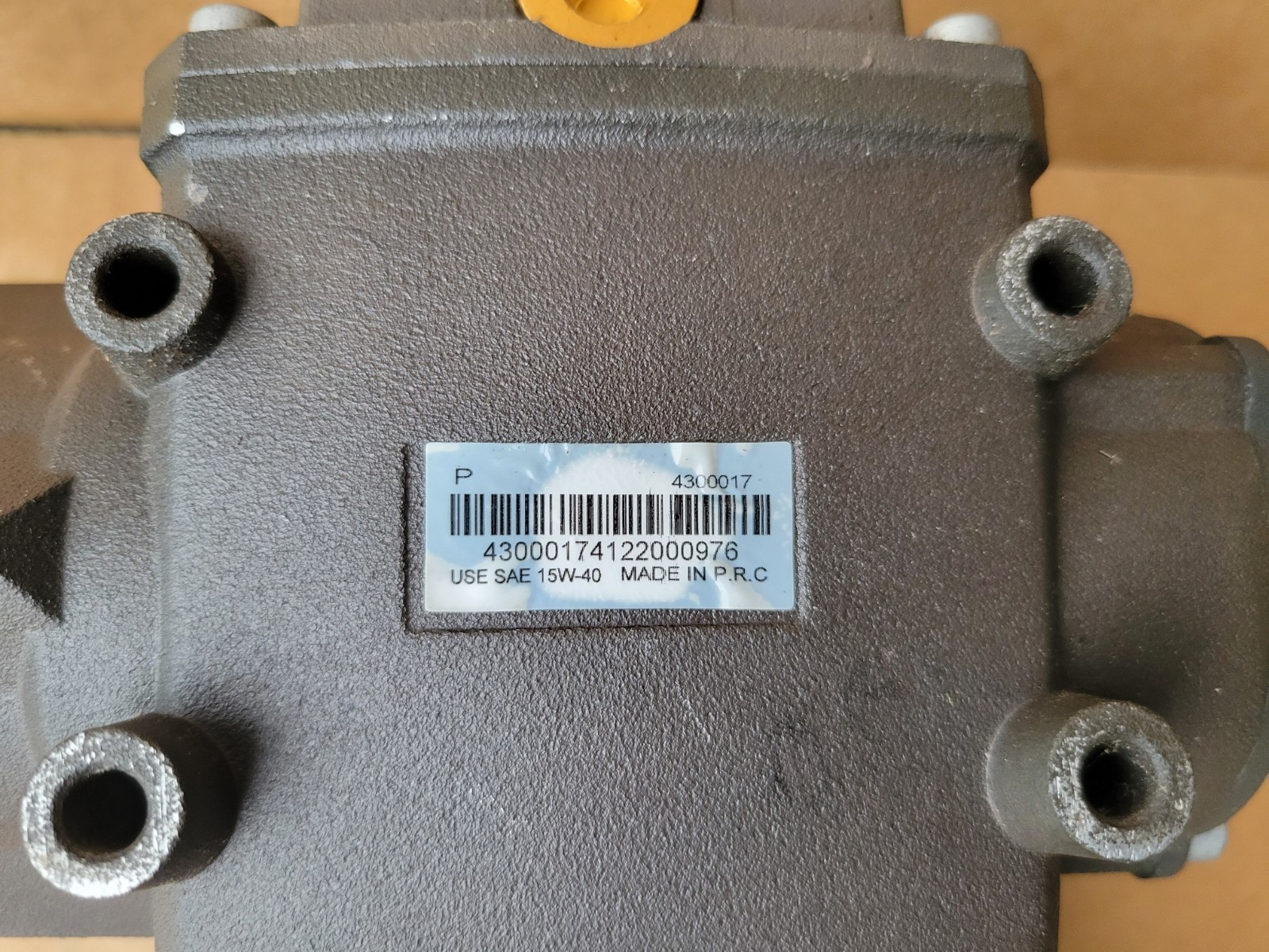 3600 psi AAA Pump 4300017 ((( For Parts or Repare ))) No tested
