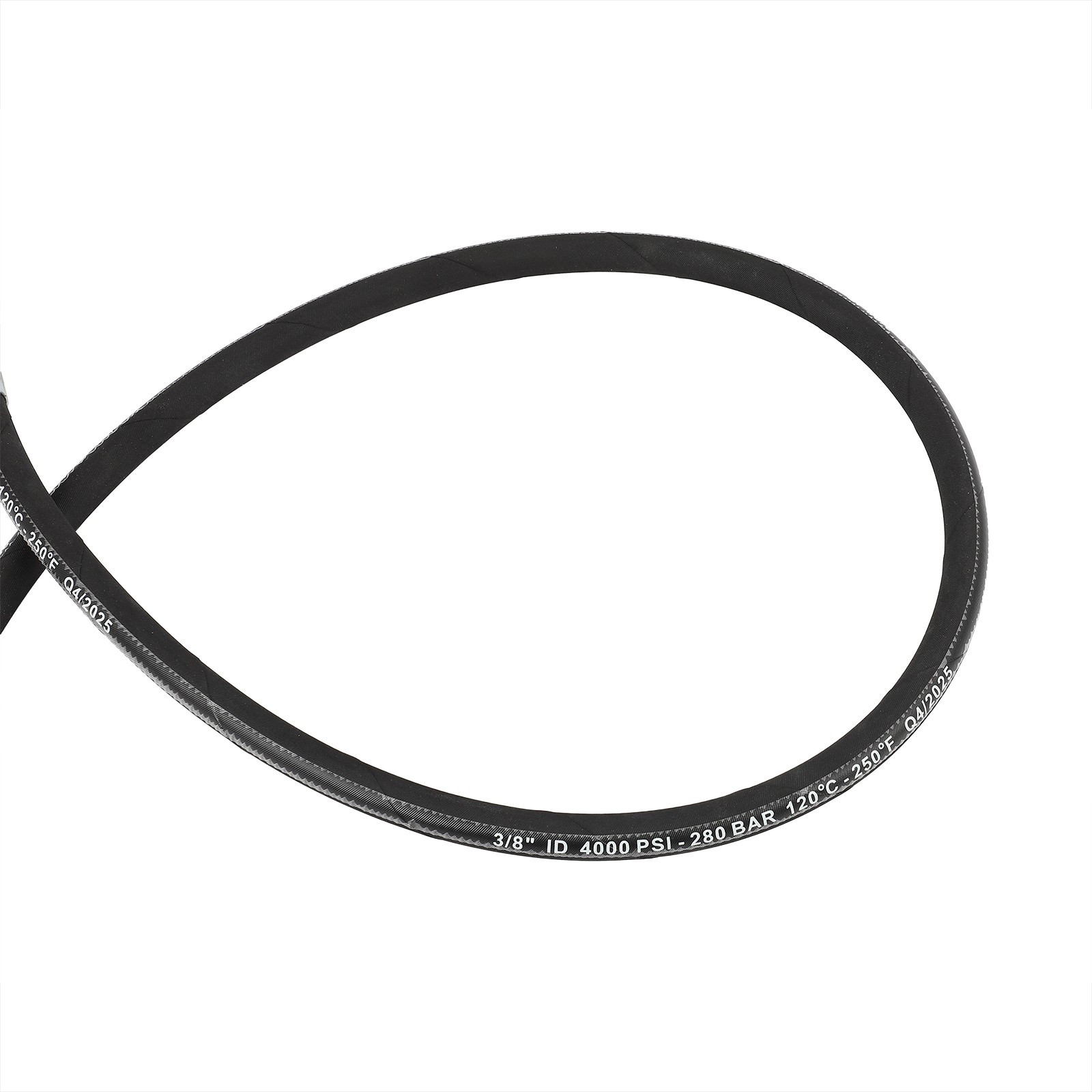 4000PSI Pressure Washer Whip Hose – Swivel 4 FT 3/8 NPT Solid + M22 Female