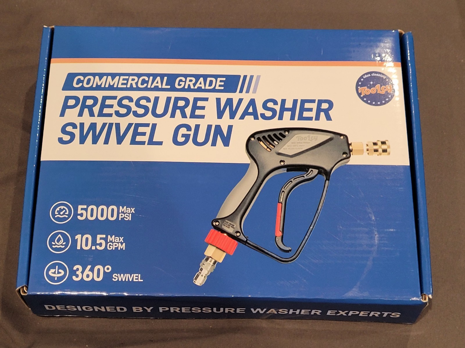 TOOLCY Pressure Washer Gun, 5000PSI 10.5GPM, M22-14mm Fitting, for Gas Washer