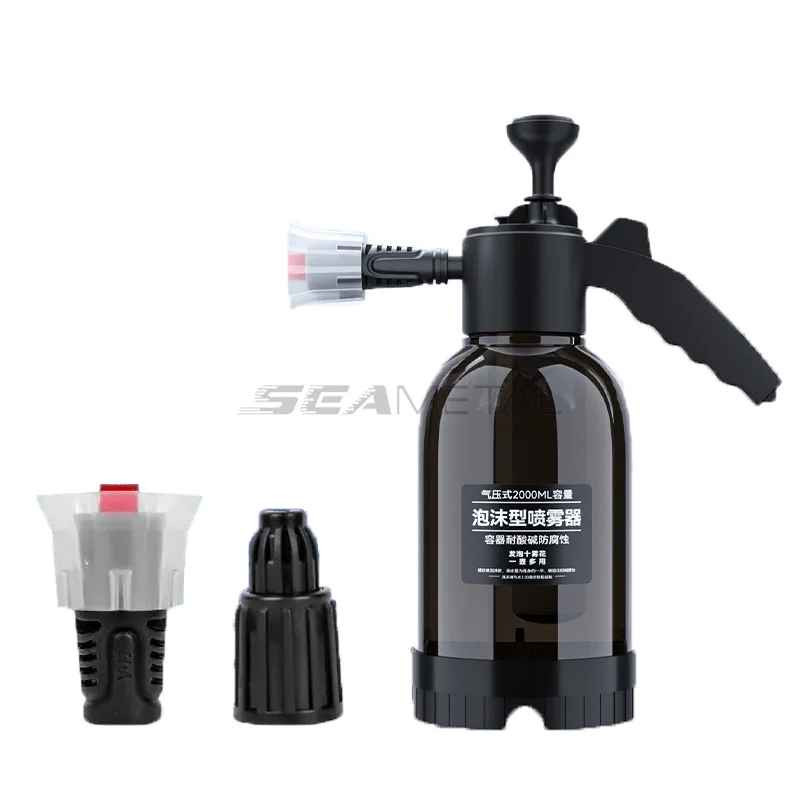 SEAMETAL 2L Car Wash Foam Sprayer Hand Pump Foam Cannon