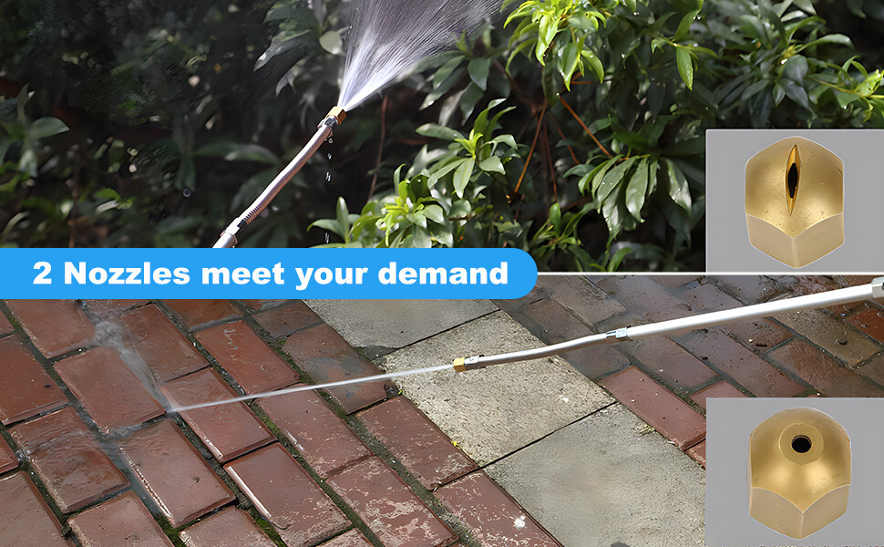 Upgraded High Pressure Power Washer Water Spray Gun Nozzle For Car Garden Hose