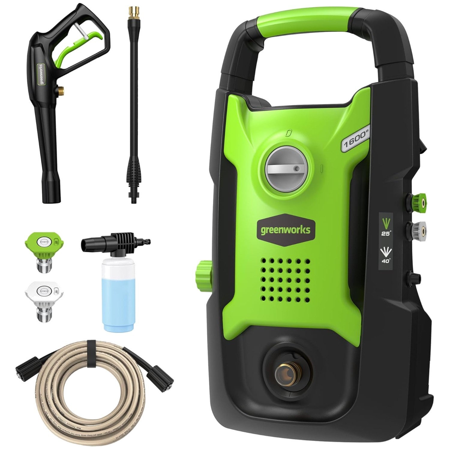 Greenworks 1600 PSI Electric Pressure Washer Kit