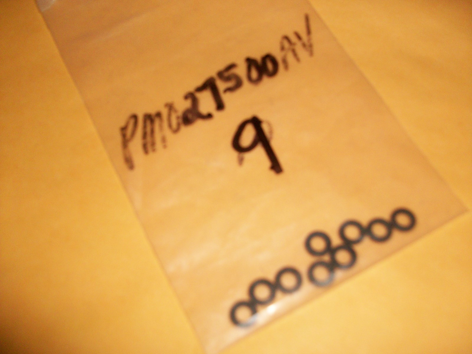 (9 count) PM027500AV O-ring discontinued for PM040000AV, PM40100AV, PW224901