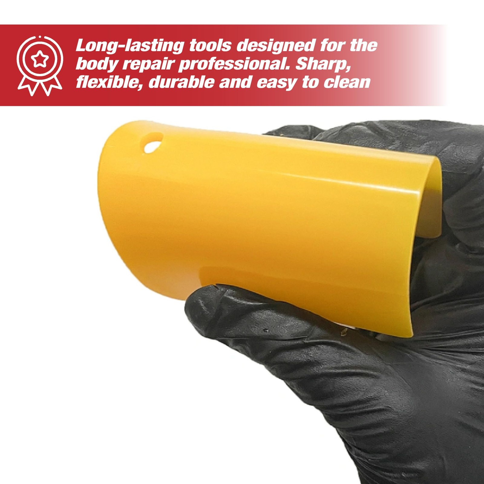 LAUCO Auto Body Filler Spreaders (100 Pieces) – Yellow Reusable 4″,