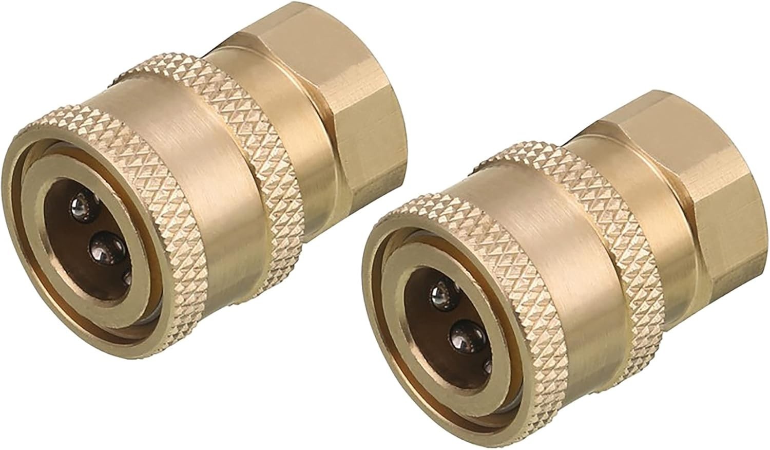 Pressure Washer Coupler, Brass Fittings, 1/4 Inch Quick Connect to Female NPT…