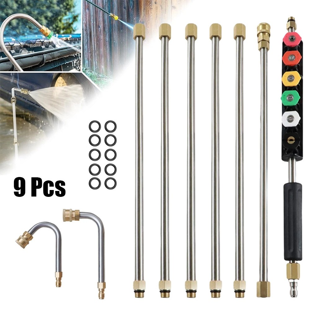 Gutter Cleaning Tool Extension Wand Lance Rod High Pressure Washer Roof Cleaner