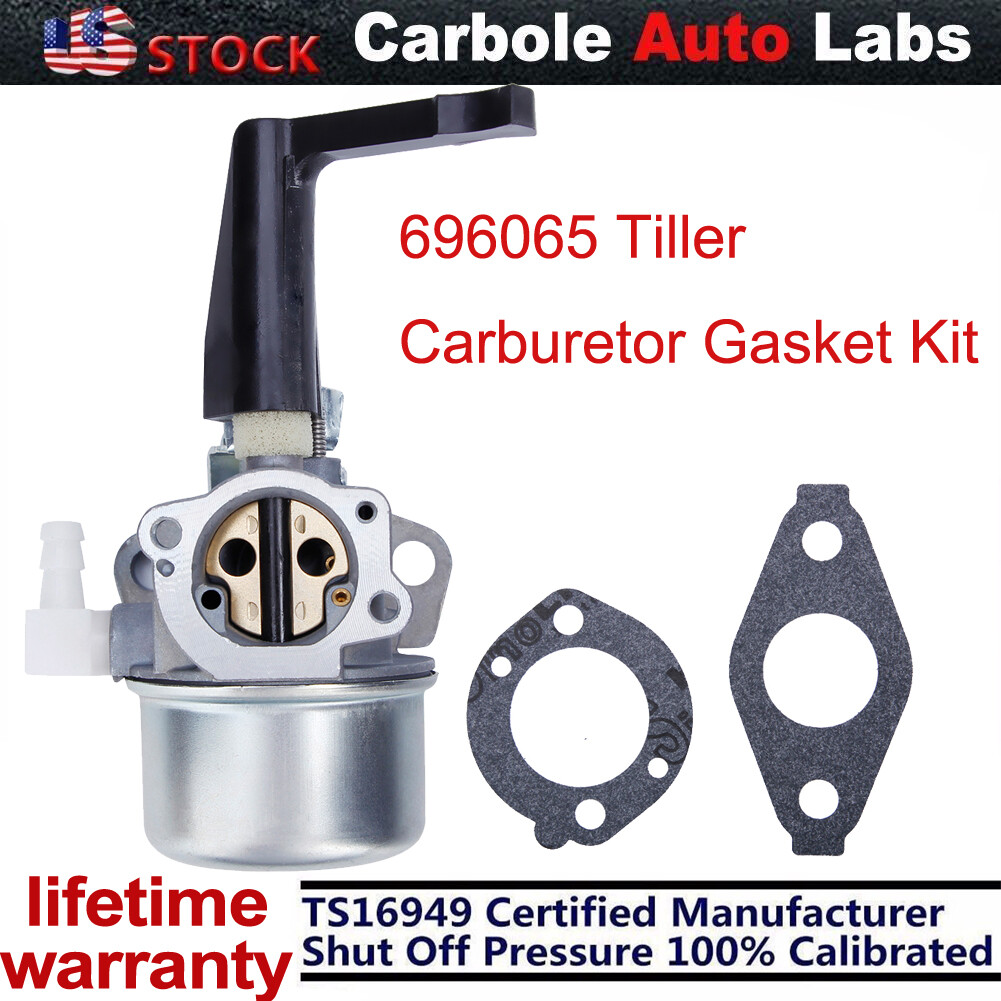 696065 69742 Tiller Carburetor Carb Gasket Kit For Briggs&Stratton 110402 110412