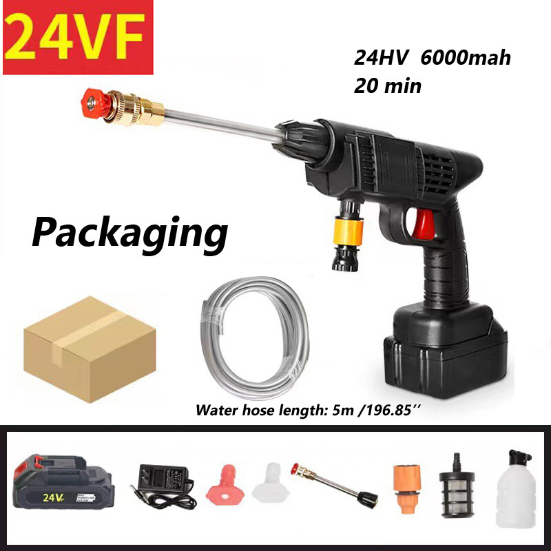 300W High Pressure Water Spray Gun Car Washer Wireless Cleaner Wash Machine Tool