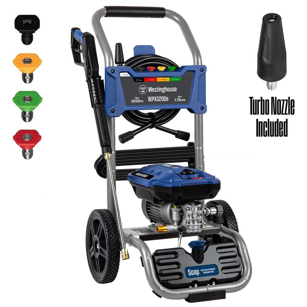 Westinghouse Electric Pressure Washer 3200 PSI 1.76 GPM with 5 Quick Connect Tip