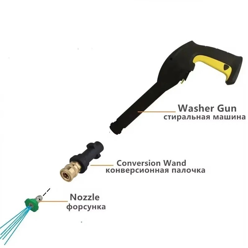 Pressure Washer Adapter 1/4 Quick Connect Water Gun Connector for Pressure Washe