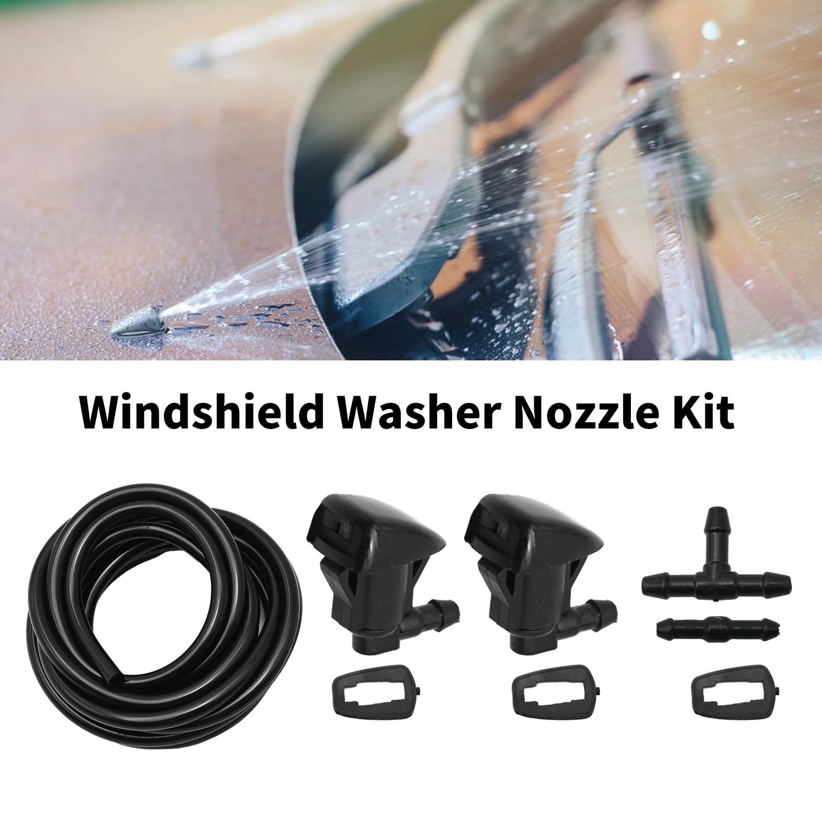 Windshield Washer Squirter Nozzle Kit Spray Jet Kit 55079049AA Replacement fo…