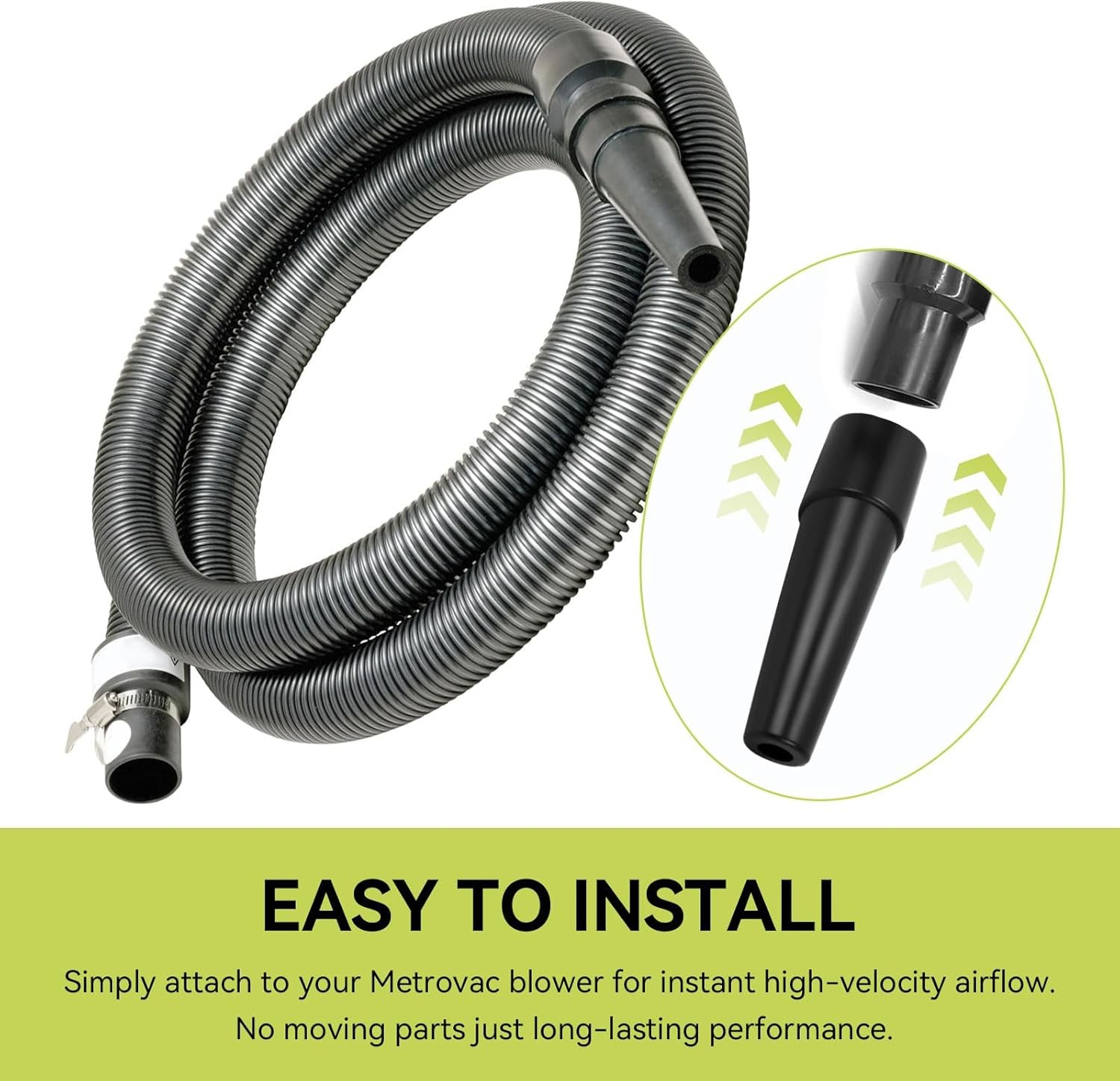 Heavy Duty Blower Nozzle MVC-195AA,Compatible With Metrovac Models B3 & Black