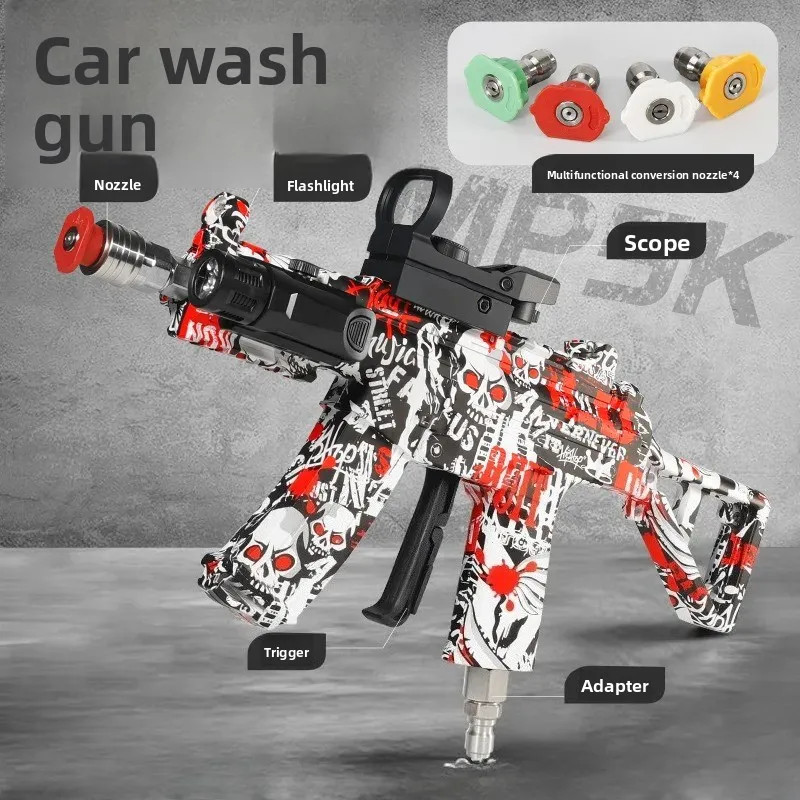 Mini AK47 High-Pressure Spray Gun Car Wash Powerful Water Gun for Vehicle