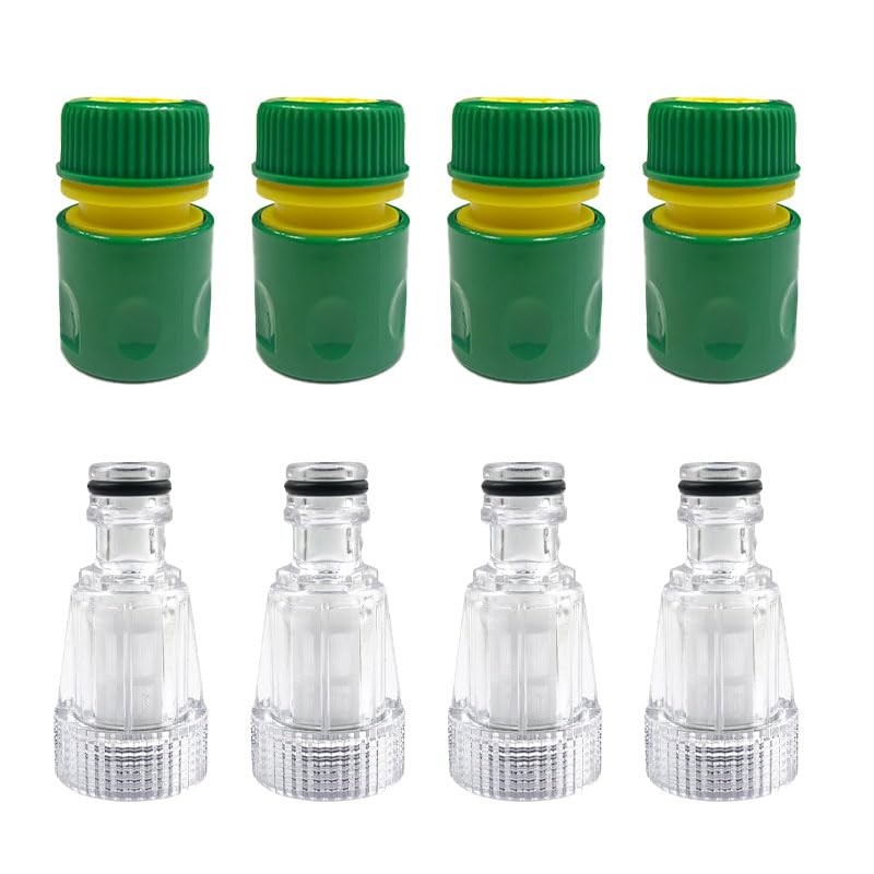 8 Pack 3/4 Inch Pressure Washer Garden Hose Adapter, Pressure Washer Accessor…