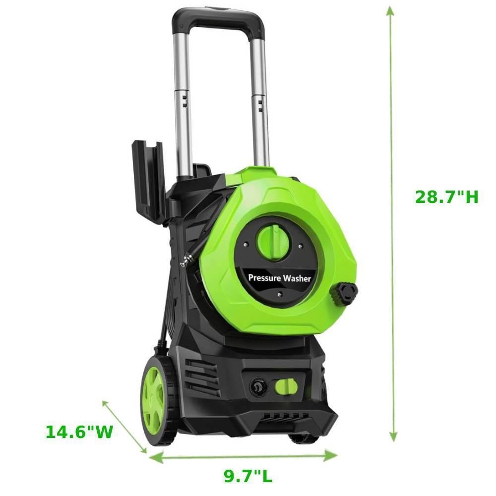 Electric High Pressure Washer 4500PSI 2GPM with Telescopic Handle and Wheels NEW