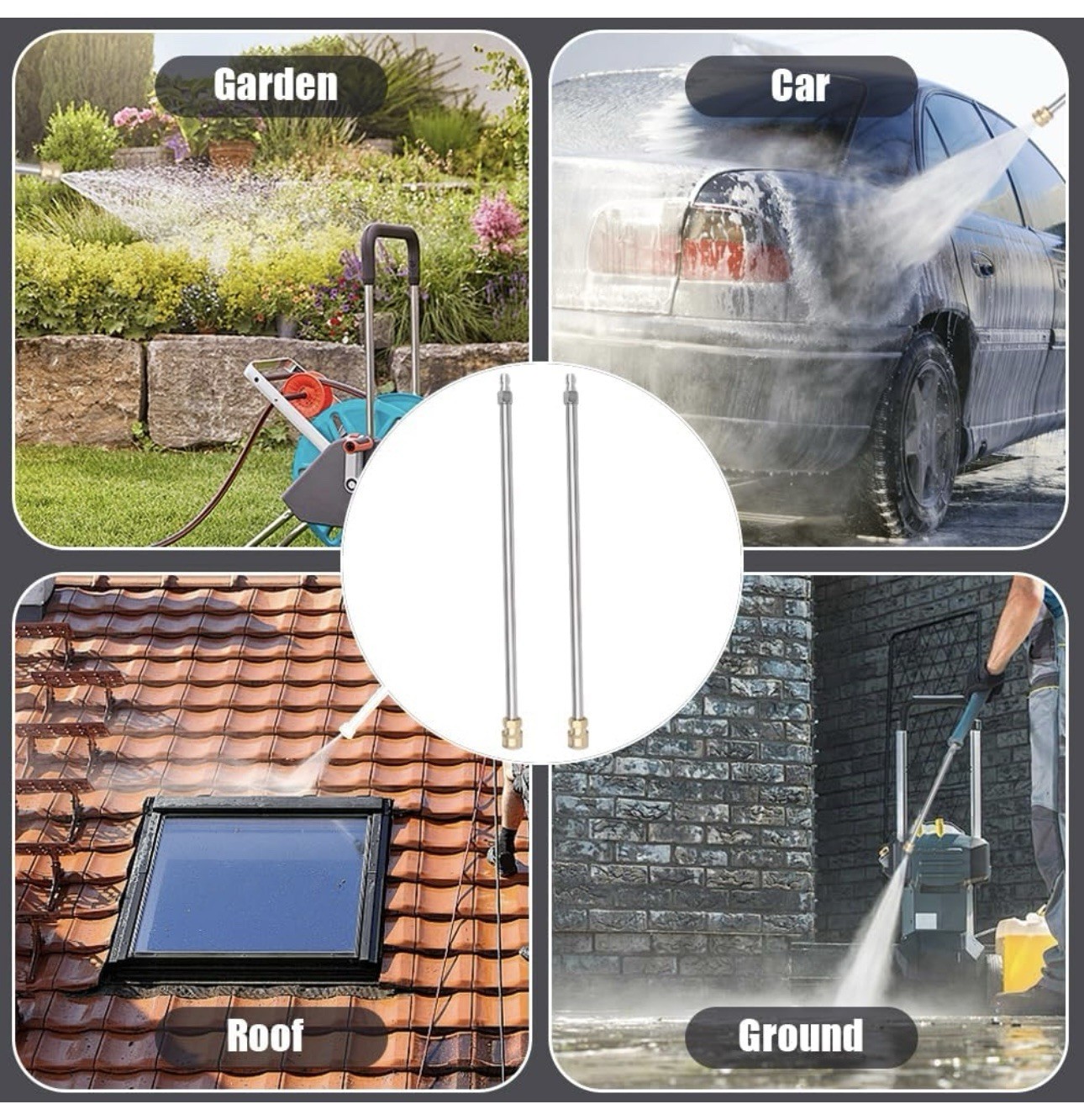 Pressure Washer Extension Wands (SetOf3) Mobile Detailing & DIY Tools