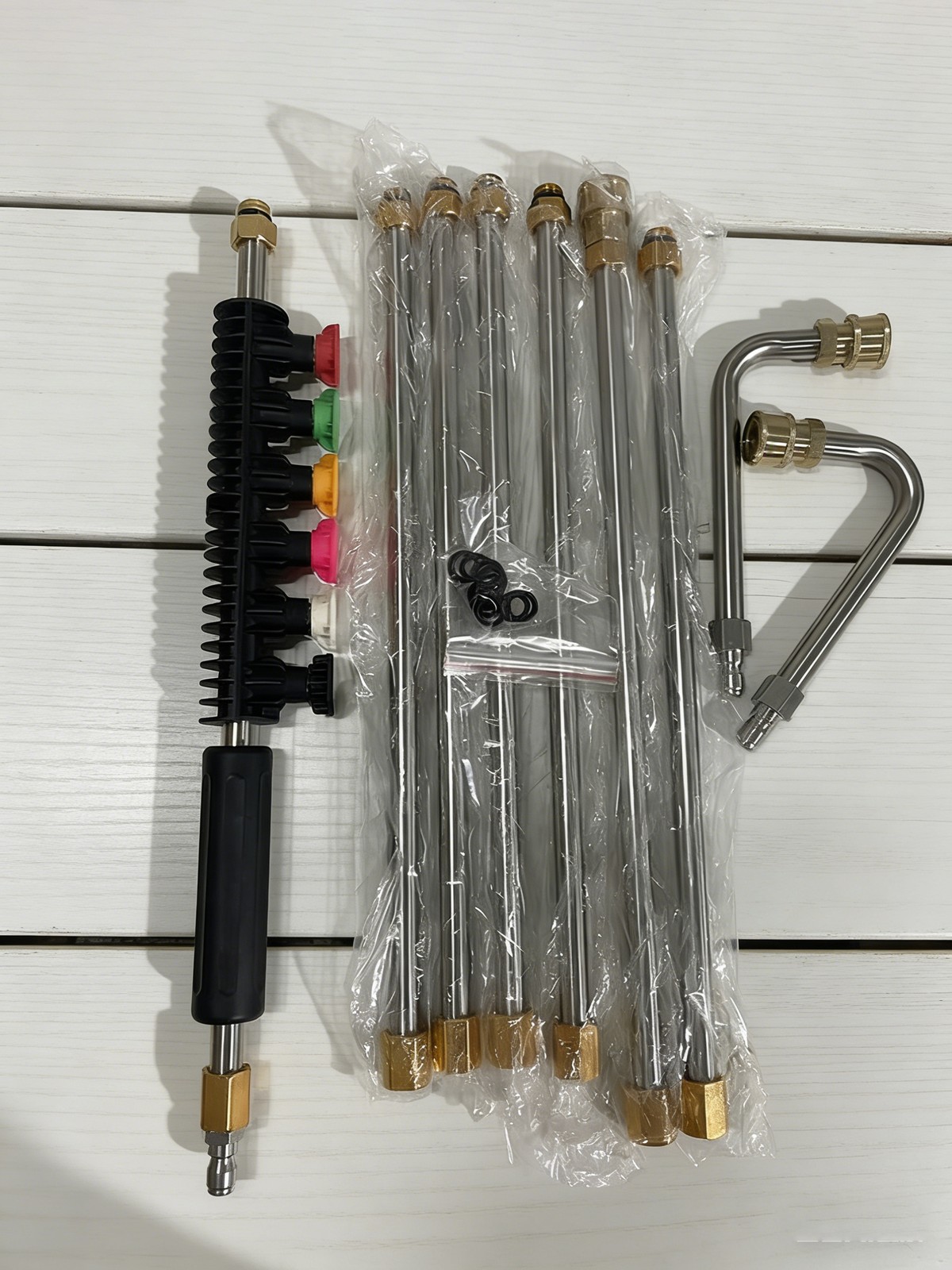 4000PSI High-Pressure Washer Extension Wand Replace Lance Gutter Cleaner Nozzle