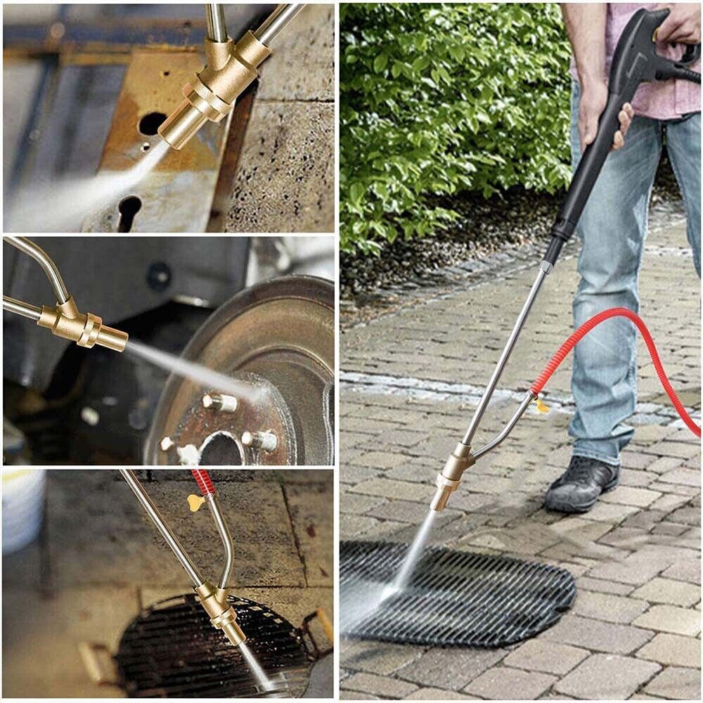 5000 PSI Sandblasting Kit for Pressure Washer Sand Blaster Attachment Power US