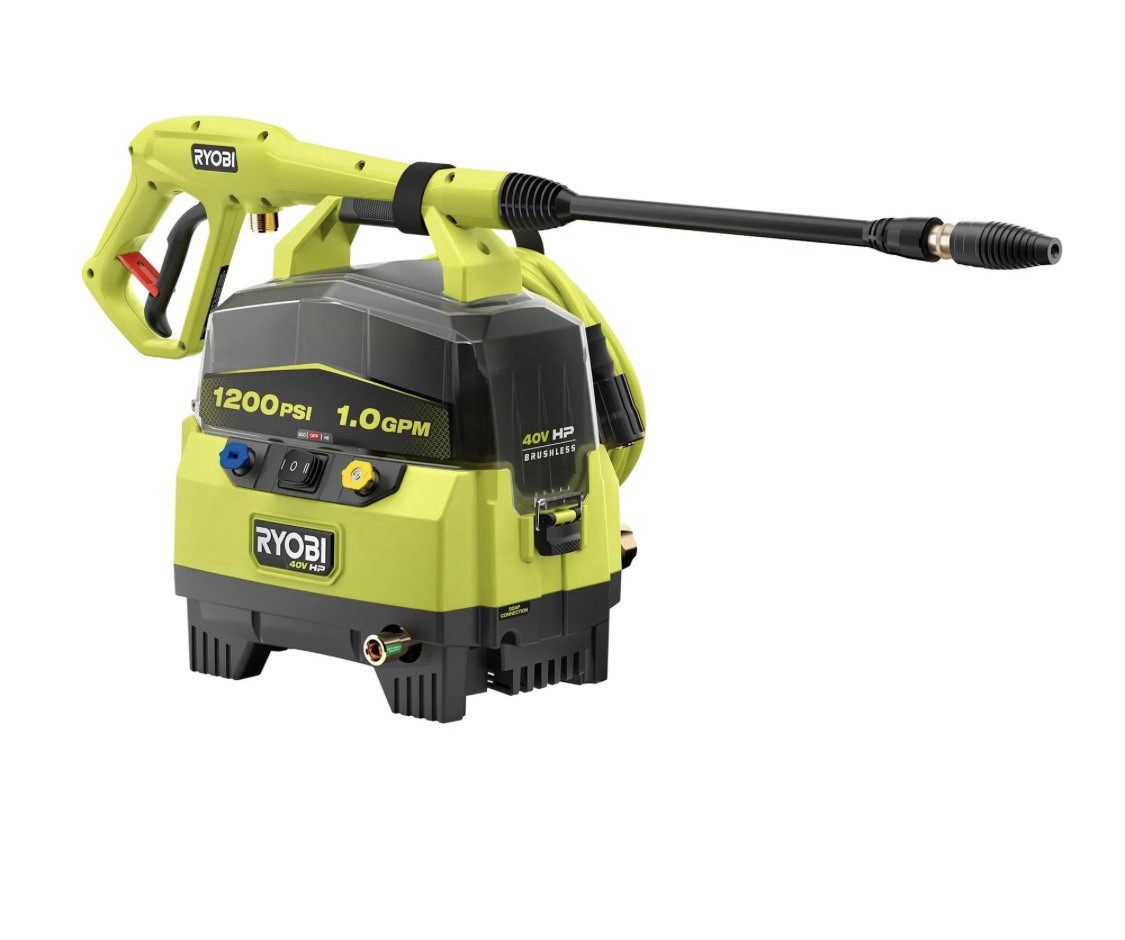 RYOBI 40V HP Brushless Cold Water Pressure Washer 1200 PSI 1.0 GPM RY40HPPW12B