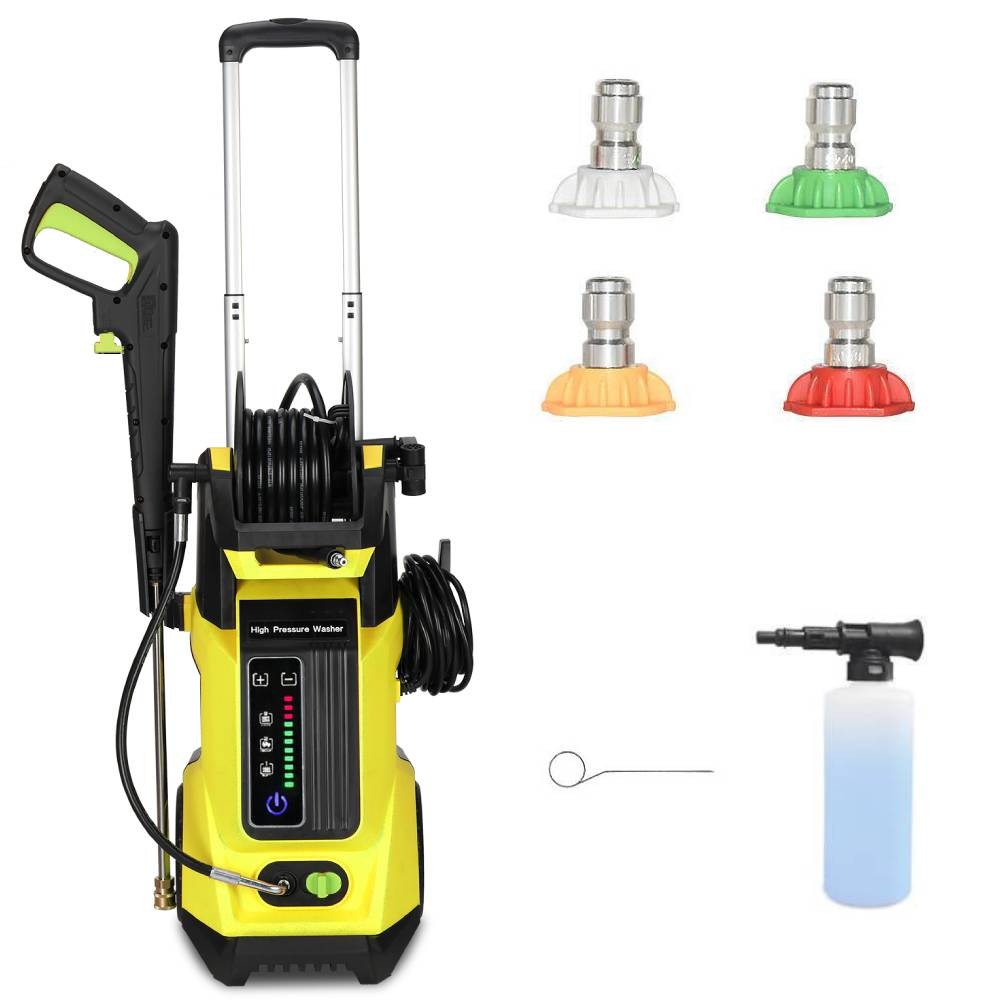 3800PSI Electric High Pressure Washer w/Touch Screen Adjustment Pressure 2.8 GPM