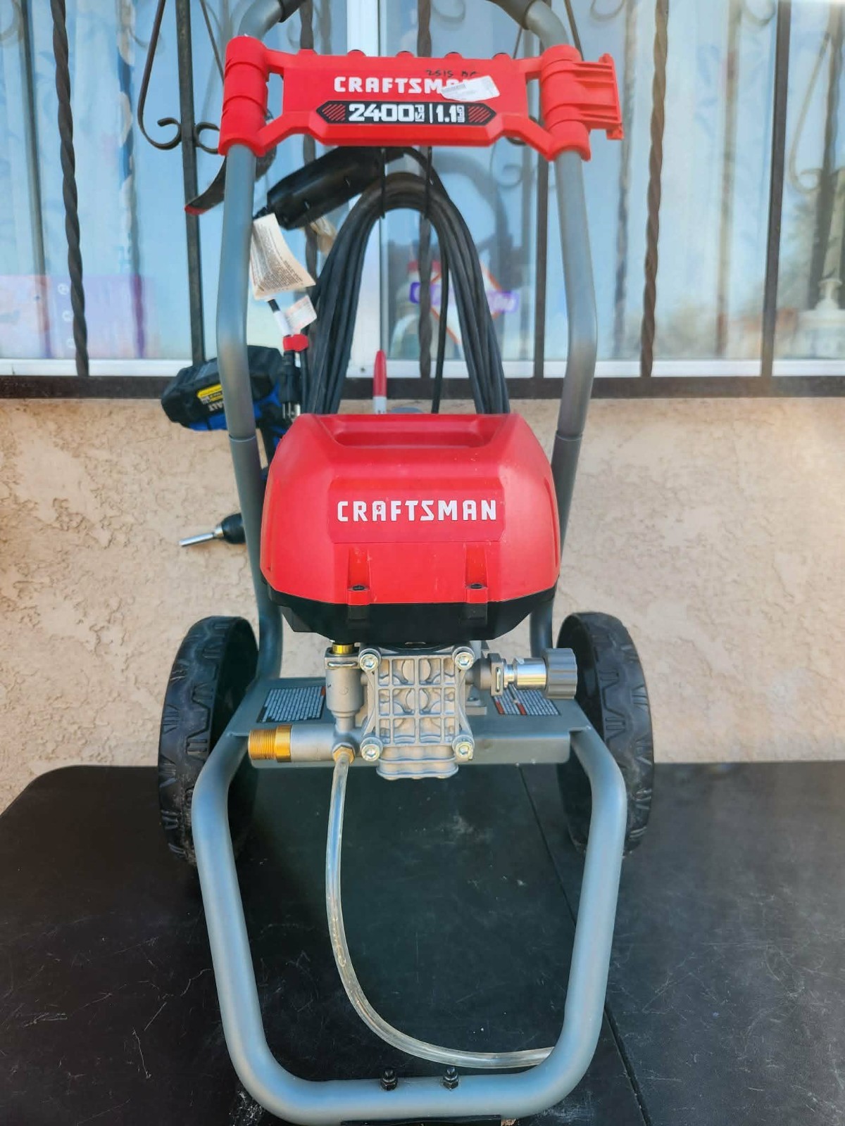 Craftsman 2400-PSI 1.1-GPM Corded Electric Pressure Washer For Parts Untested