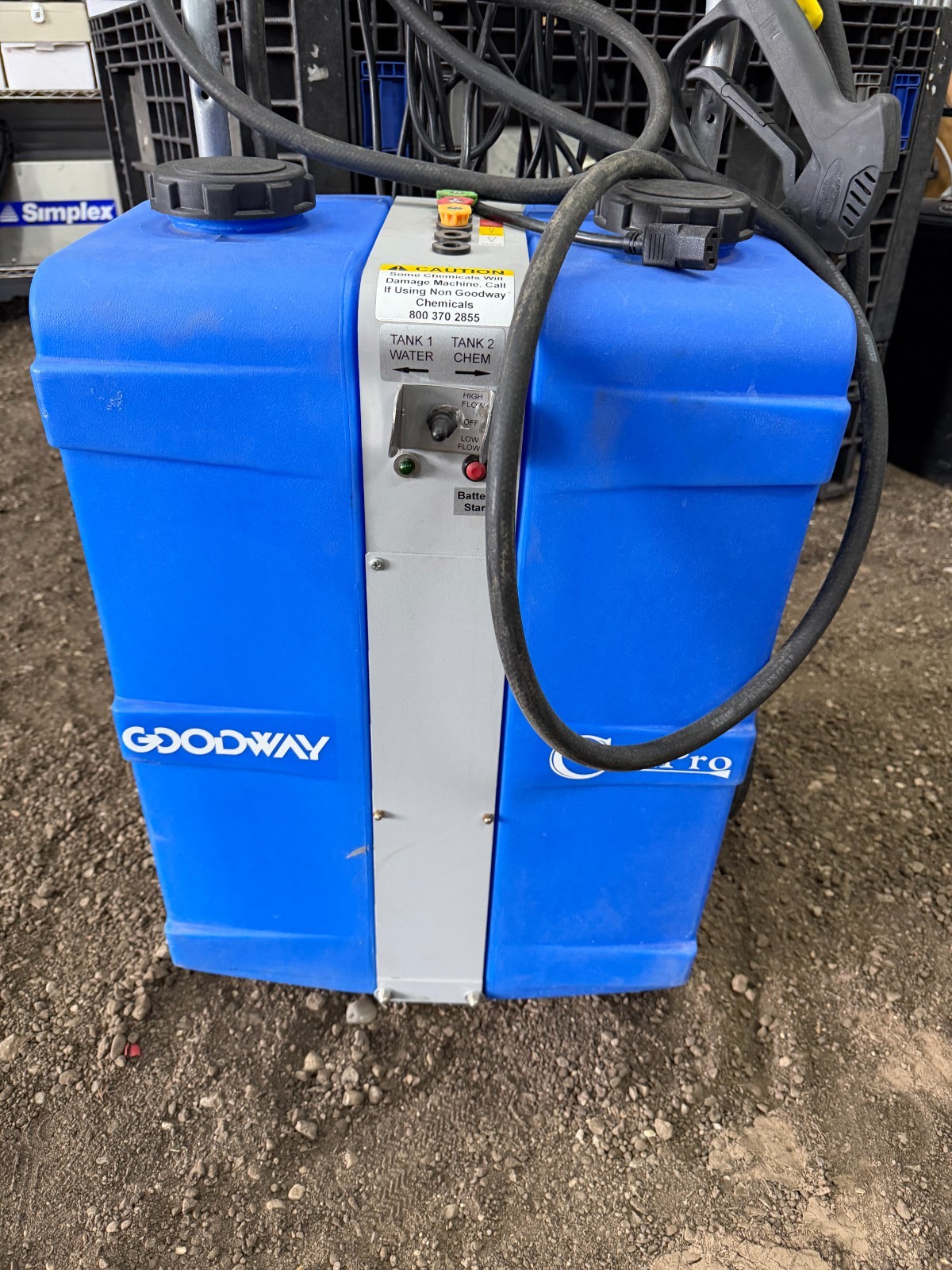 Goodway cc-140 CoilPro 120V Coil Cleaner with Hose & gun
