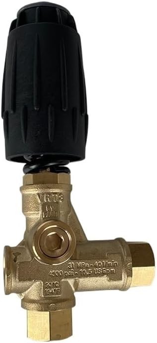 Pressure Washer Unloader Valve VRT3 G3/8F 40LPM 310bar Adjustable Replacement